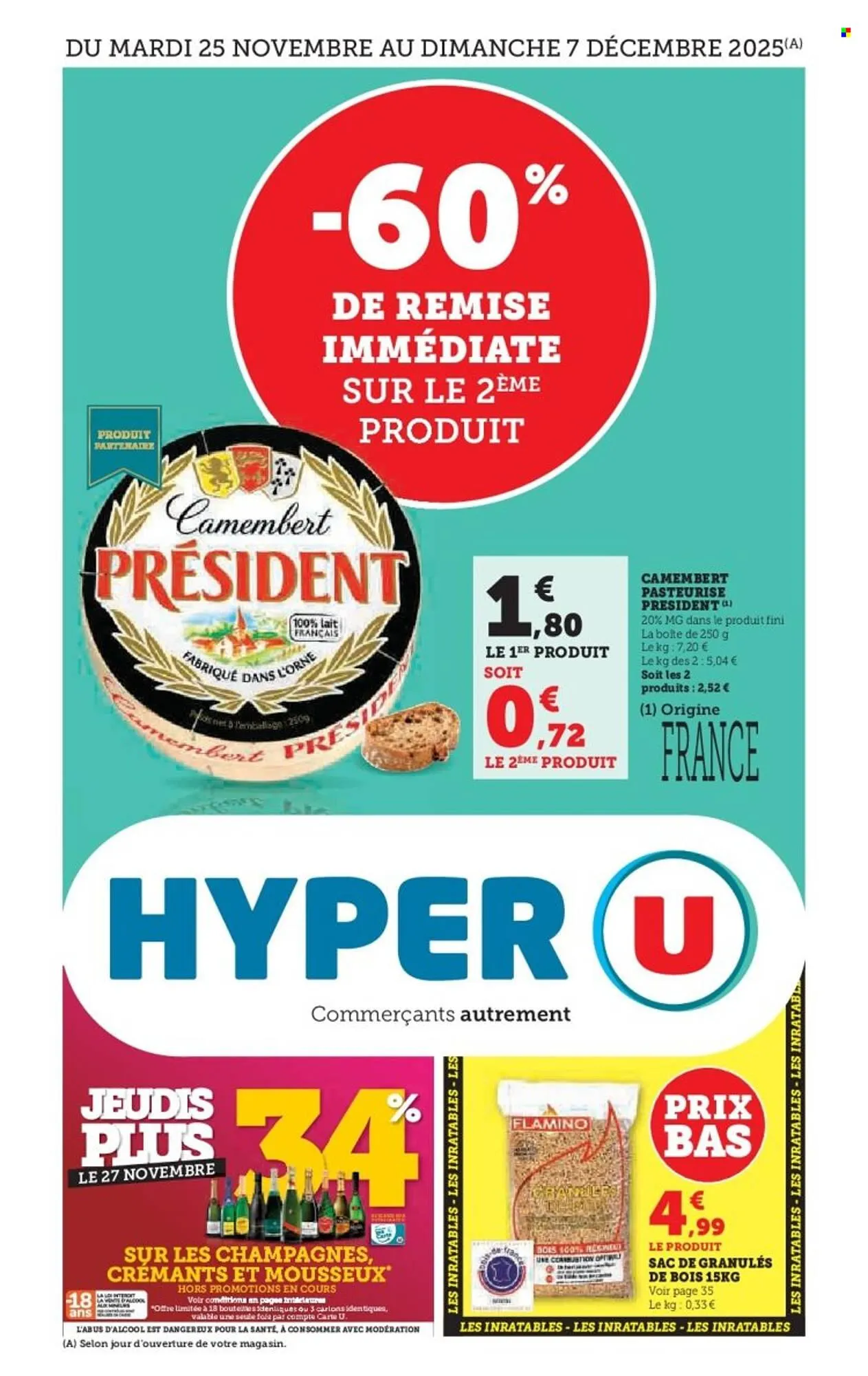 Catalogue Hyper U du 25 novembre au 7 décembre 2025 - Catalogue page 1