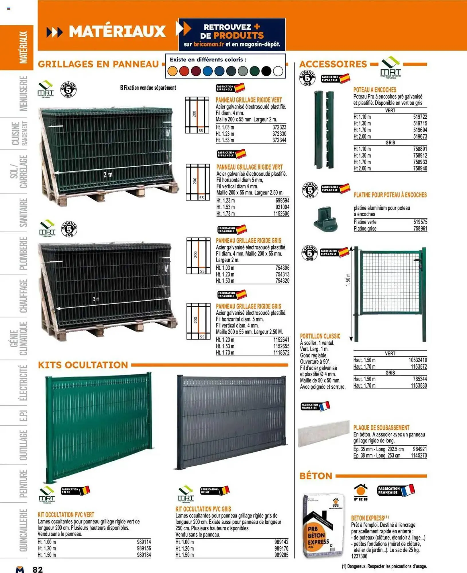 Catalogue Bricoman du 19 mars au 31 décembre 2025 - Catalogue page 82
