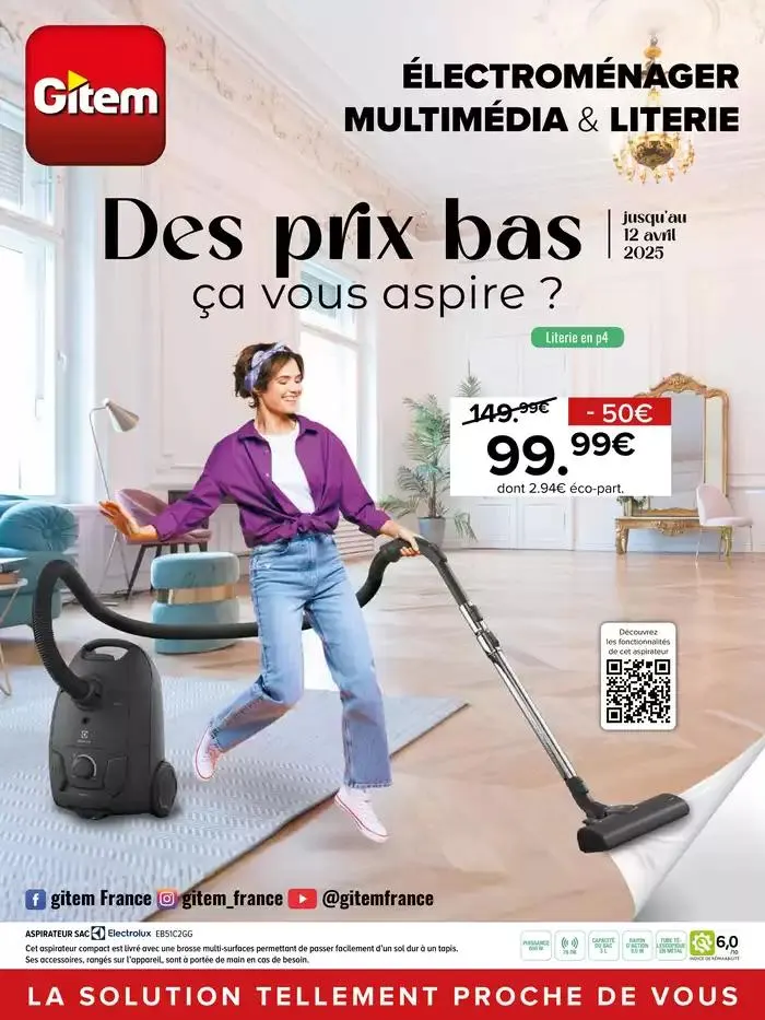 Des prix bas du 26 mars au 12 avril 2025 - Catalogue page 1