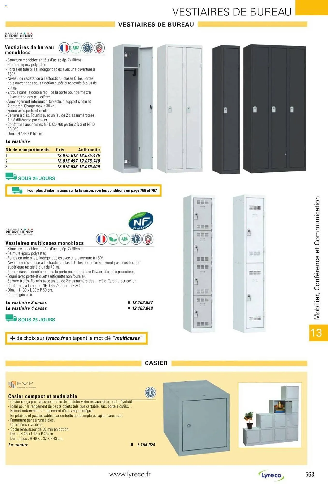 Catalogue Lyreco du 15 mai au 31 décembre 2023 - Catalogue page 563