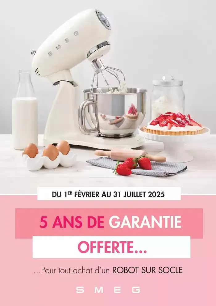 SMEG VOUS OFFRE 5 ANS DE GARANTIE - 1