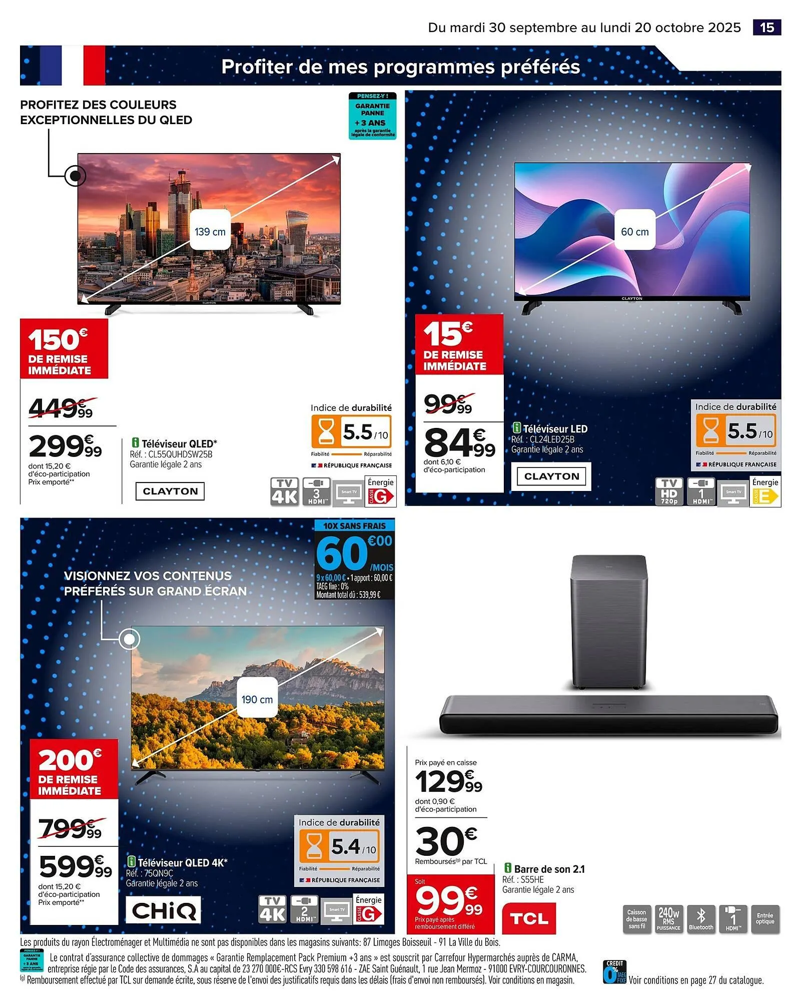 Catalogue Carrefour du 30 septembre au 20 octobre 2025 - Catalogue page 17