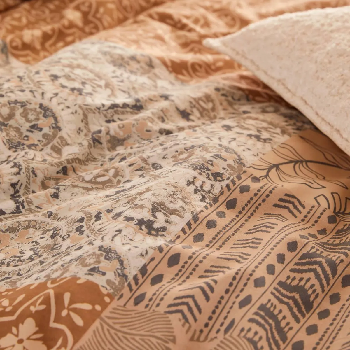 Parure de lit imprimée "Aiden" Multicolore, 240x220 cm