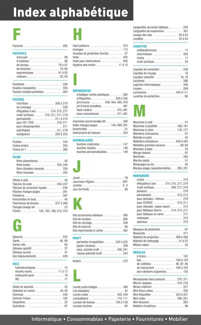 Notre catalogue général du 4 février au 31 décembre 2025 - Catalogue page 7