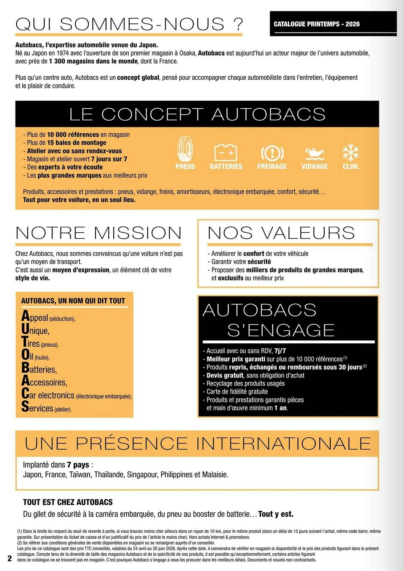 Catalogue Autobacs du 25 avril au 30 juin 2026 - Catalogue page 2