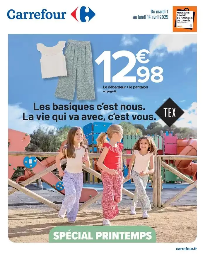 TEXTILE SPÉCIAL PRINTEMPS 2 du 1 avril au 14 avril 2025 - Catalogue page 1