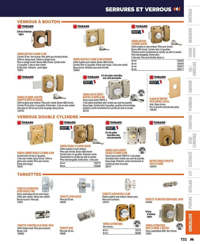 Guide produits 2024 du 15 mars au 31 décembre 2024 - Catalogue page 721