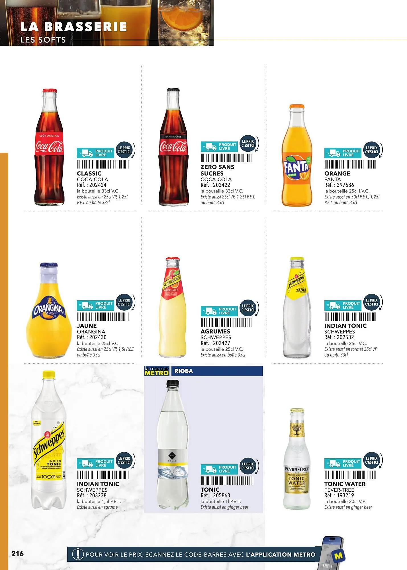 Catalogue METRO du 2 mars au 31 décembre 2025 - Catalogue page 216
