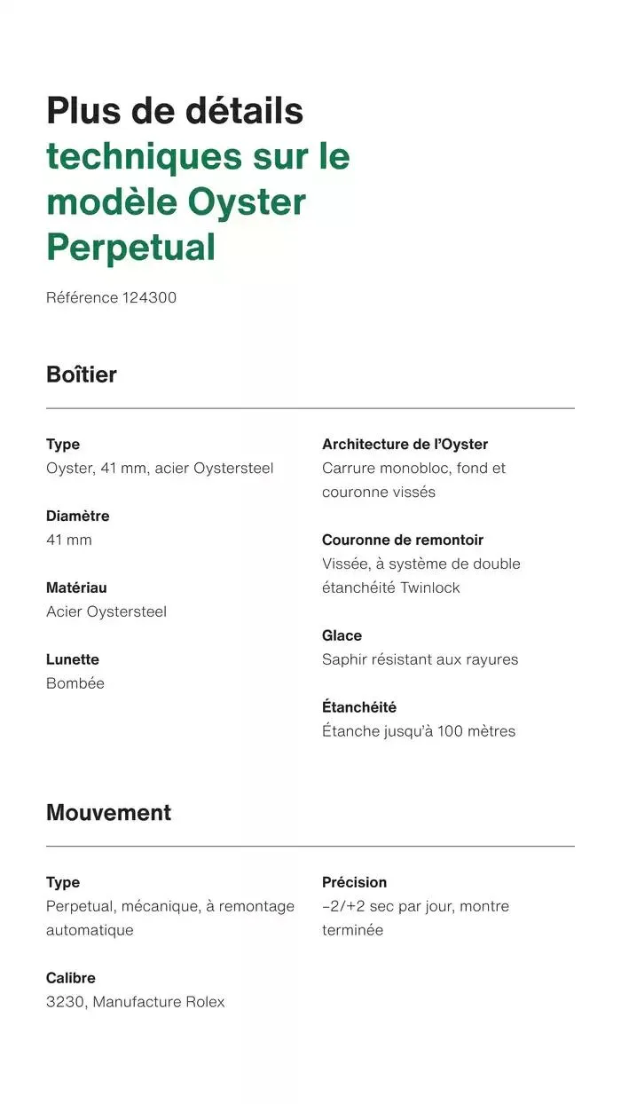 Rolex Oyster Perpetual du 29 janvier au 29 janvier 2026 - Catalogue page 10