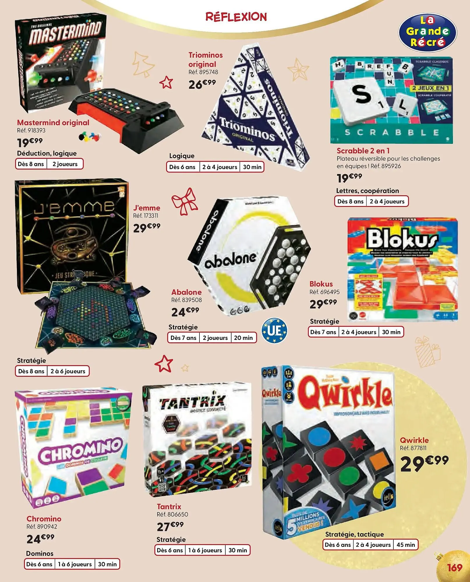 Catalogue La Grande Récré du 15 octobre au 2 décembre 2025 - Catalogue page 169