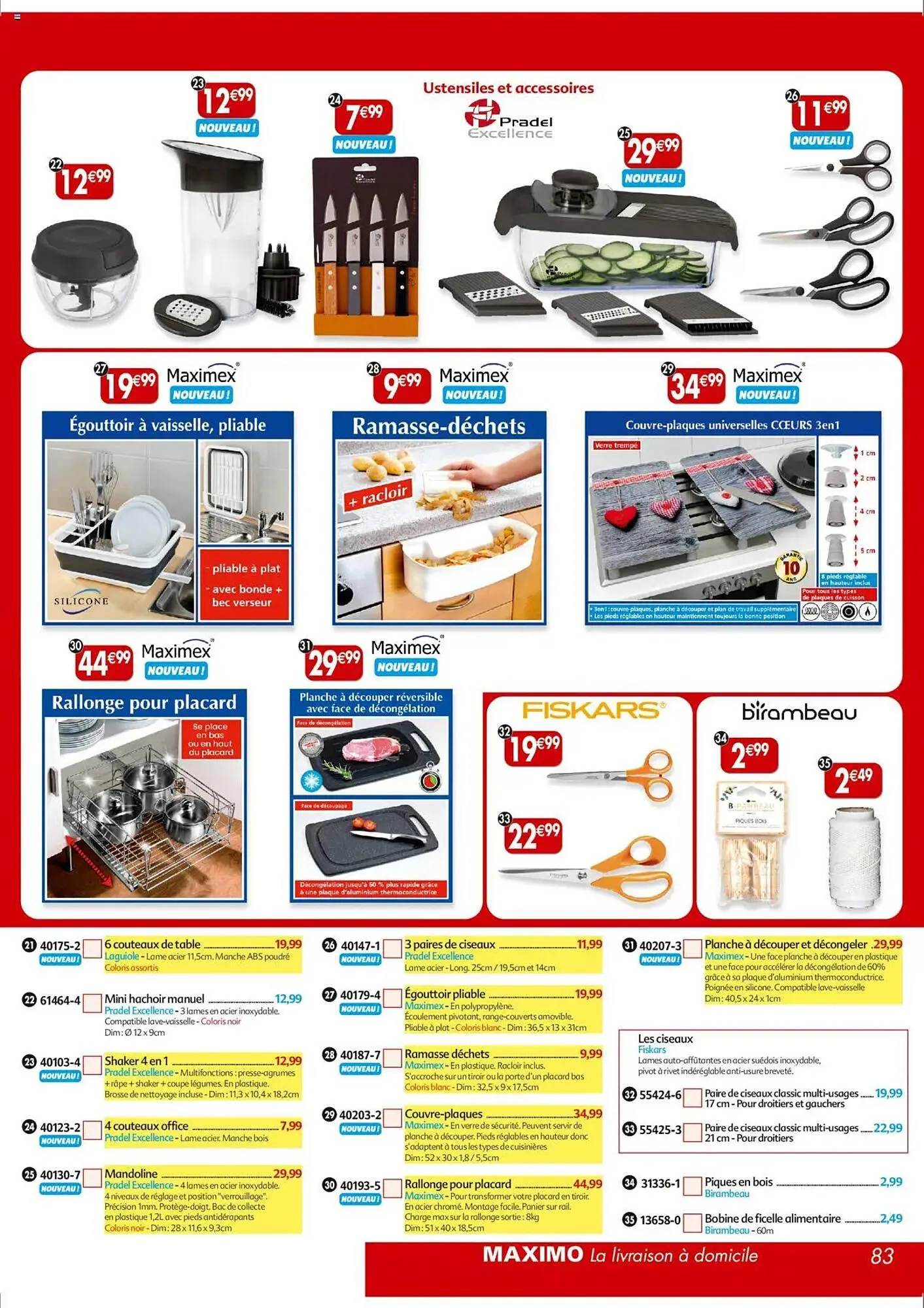 Catalogue Maximo du 7 juillet au 3 août 2025 - Catalogue page 83