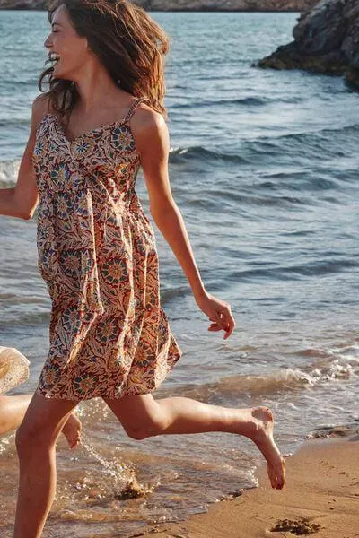 Robe imprimée femme