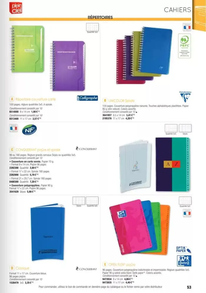 Écoles et loisirs 2025 du 1 janvier au 31 décembre 2025 - Catalogue page 53
