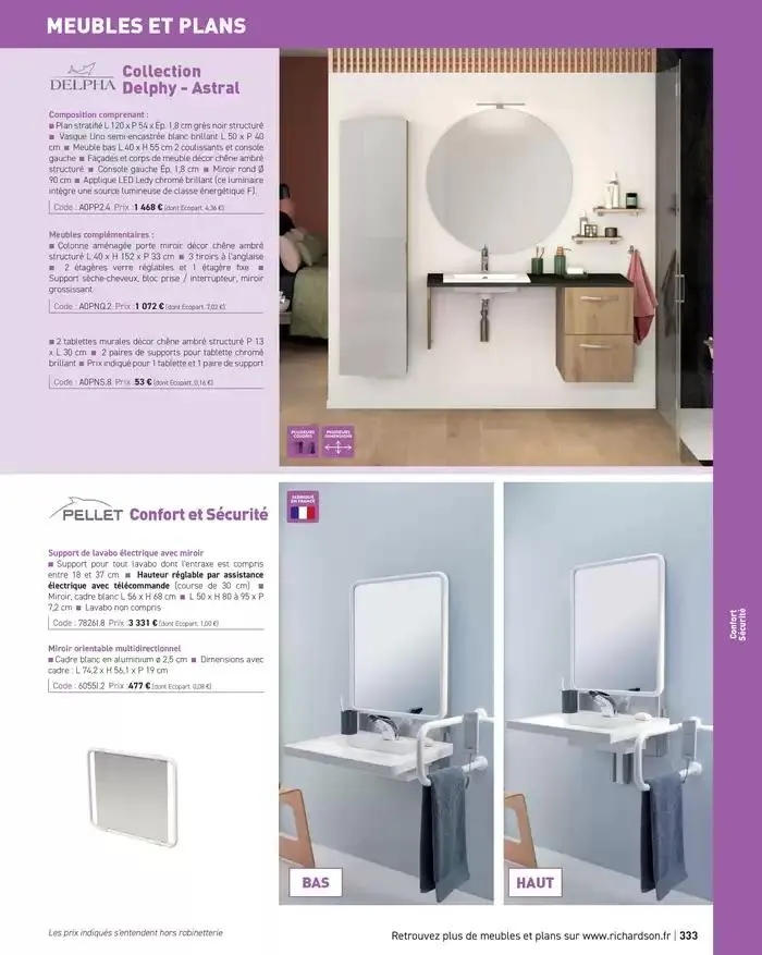 SALLE DE DE BAINS ET CARRELAGE 2025 du 11 avril au 31 décembre 2025 - Catalogue page 335