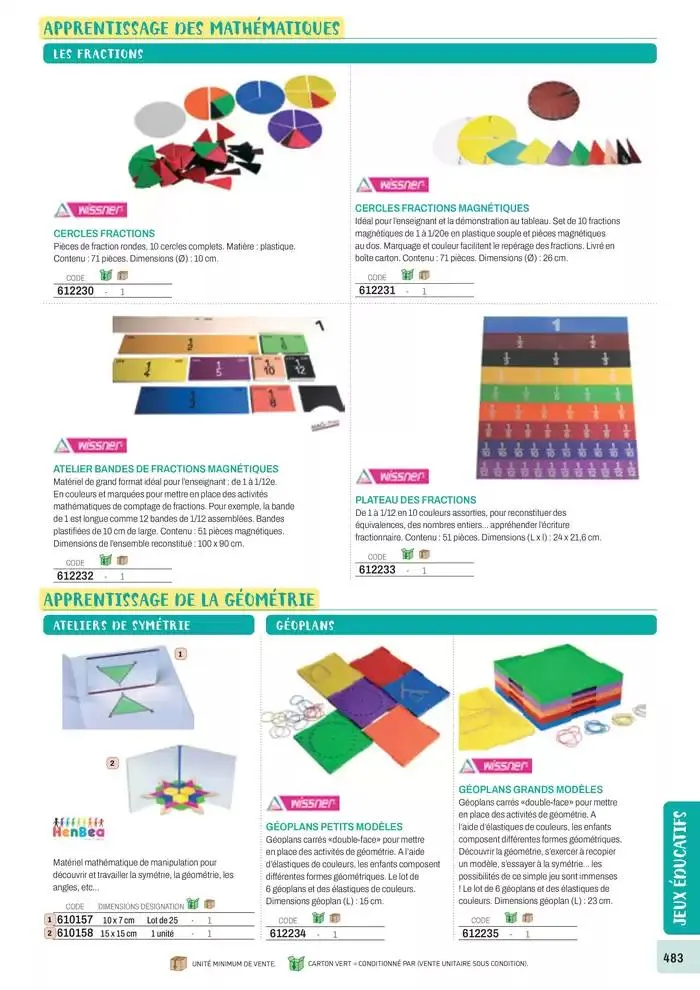 Nos Catalogues Thématiques du 1 janvier au 31 décembre 2025 - Catalogue page 485