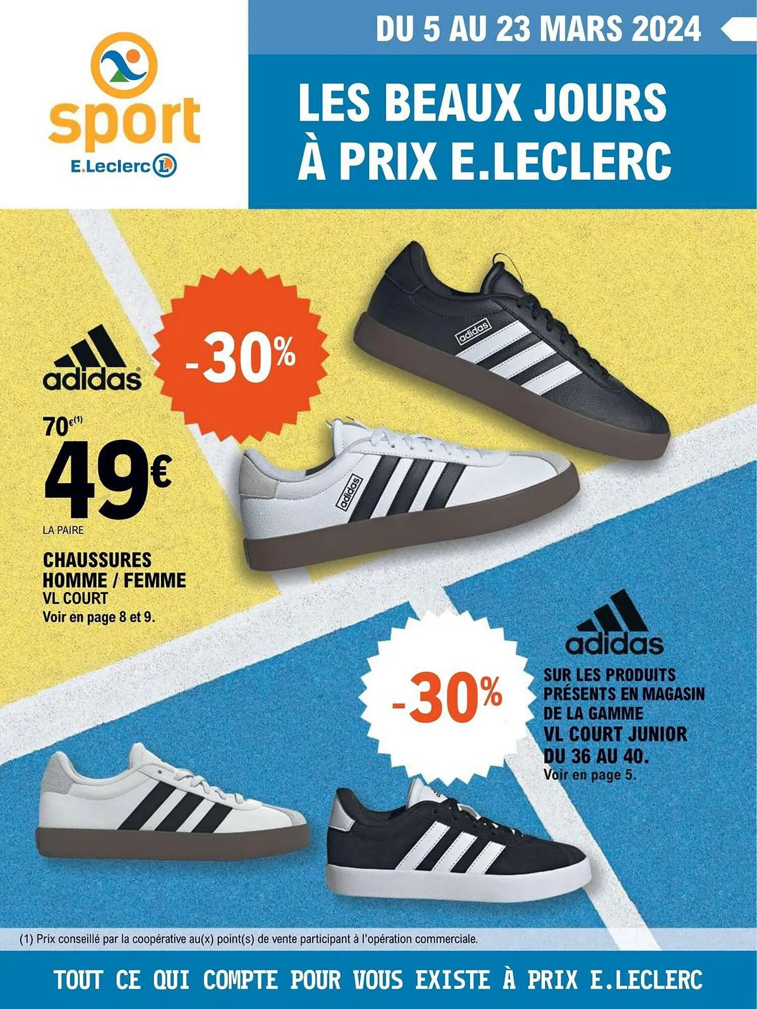 Catalogue E.Leclerc Sport du 5 mars au 23 mars 2024 - Catalogue page 