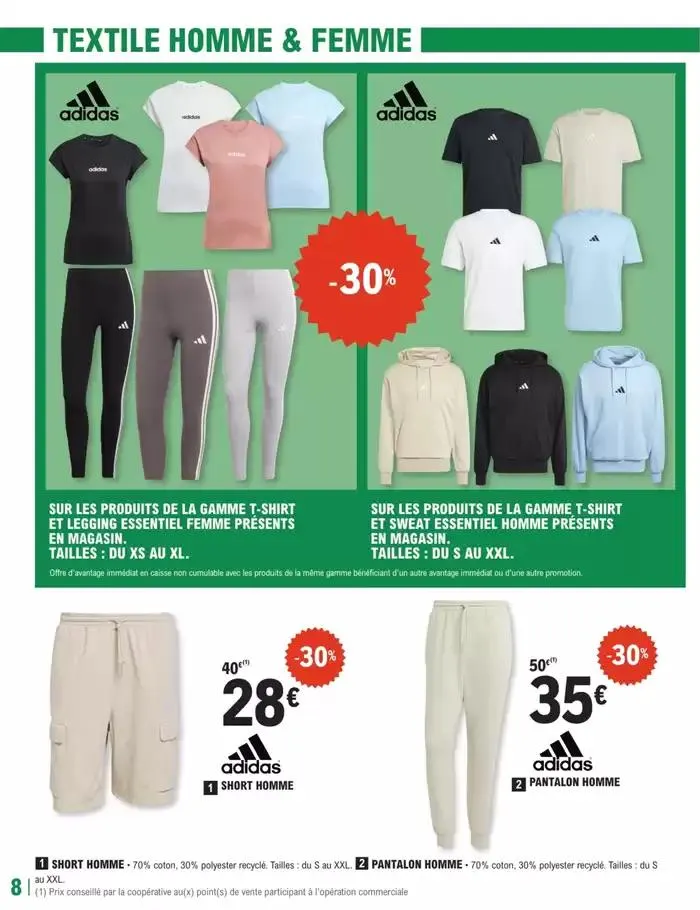 E.Leclerc Sports PRINTEMPS du 25 mars au 12 avril 2025 - Catalogue page 8