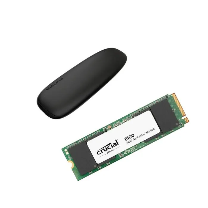 Crucial Pack Asus Cobble Noir + E100 1To