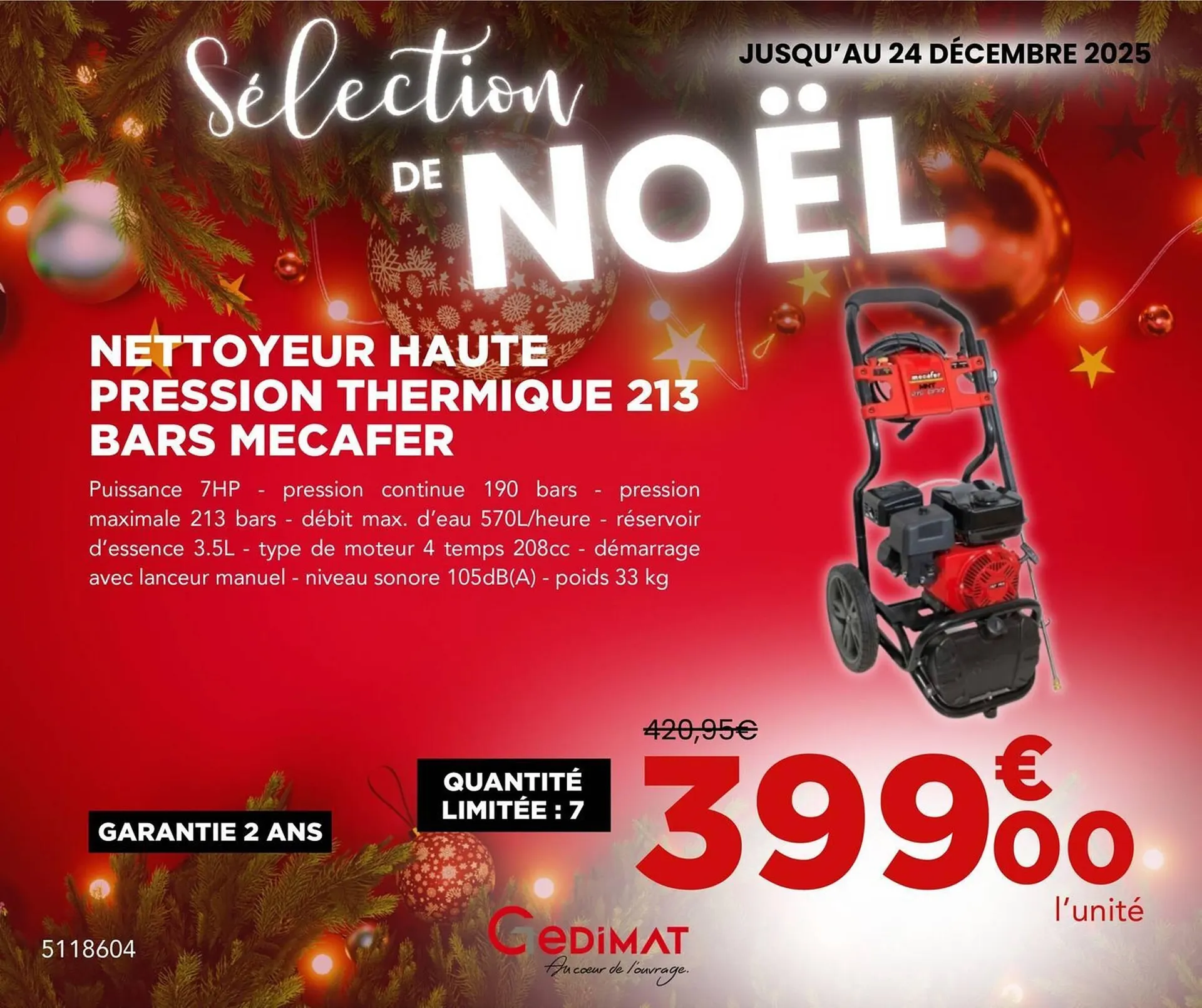 Catalogue Gedimat du 3 décembre au 24 décembre 2025 - Catalogue page 31