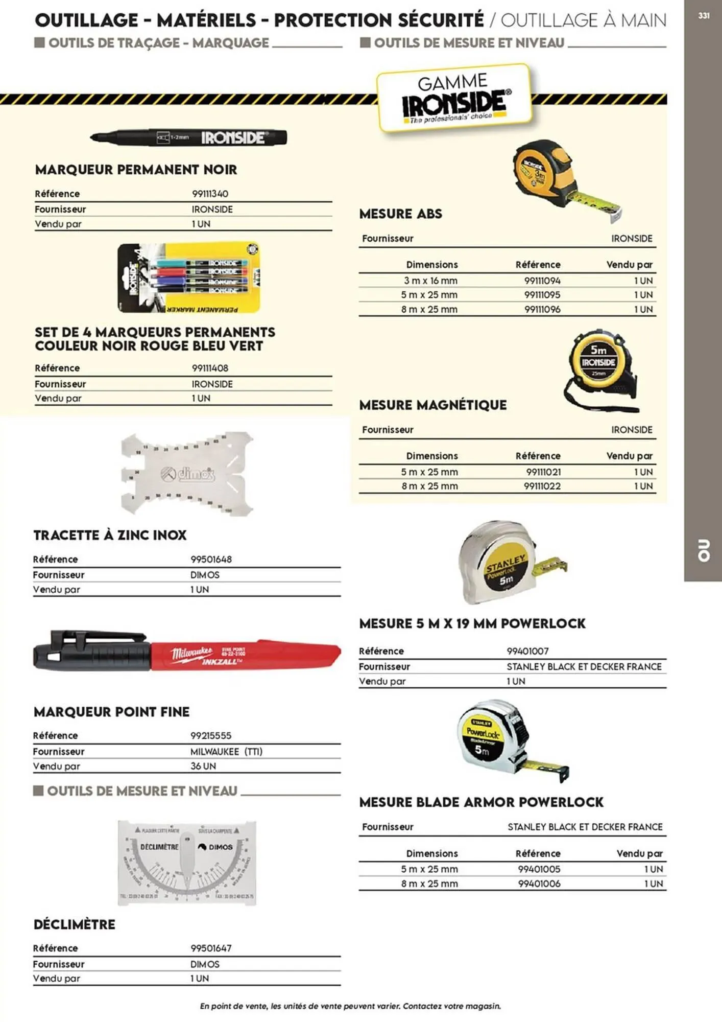 Catalogue Tout faire matériaux du 17 décembre au 30 décembre 2025 - Catalogue page 257
