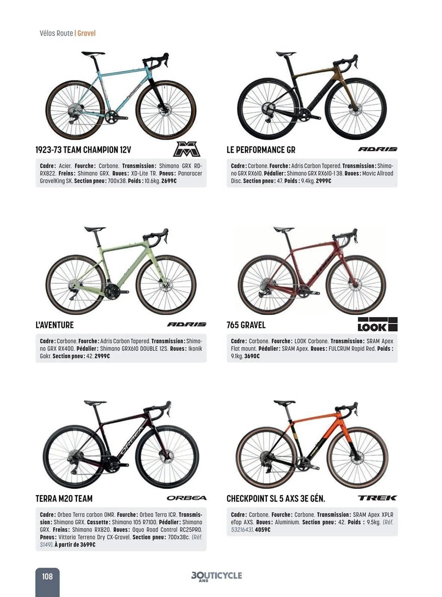Catalogue Bouticycle du 2 mai au 31 décembre 2025 - Catalogue page 108
