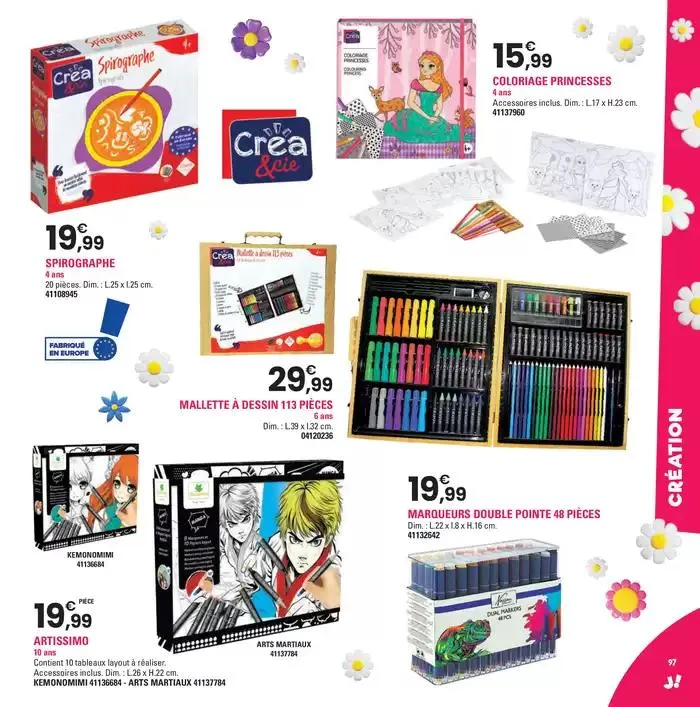 PRINTEMPS 2025 du 2 avril au 28 juin 2025 - Catalogue page 97