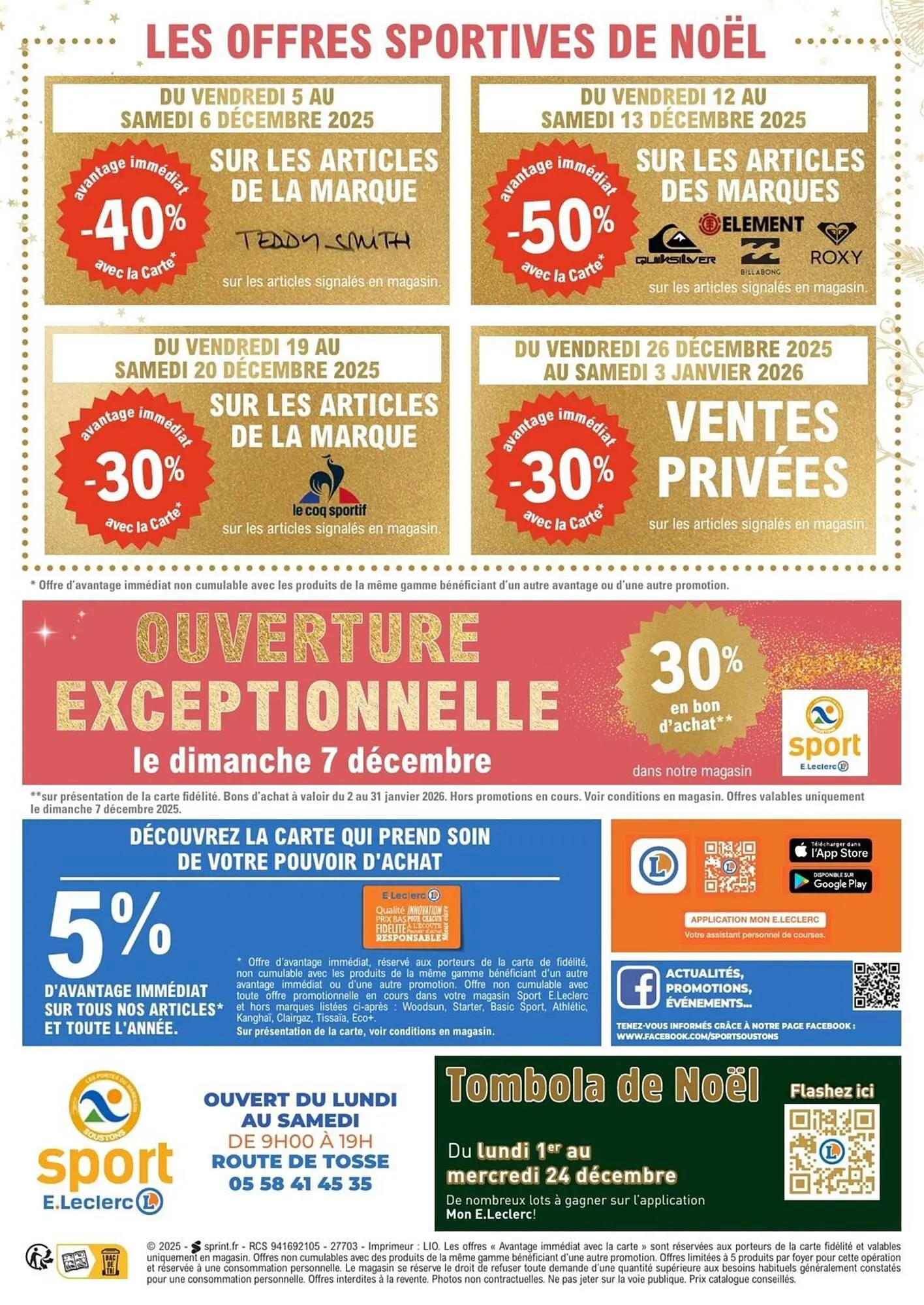 Catalogue E.Leclerc Sport du 2 décembre au 27 décembre 2025 - Catalogue page 12