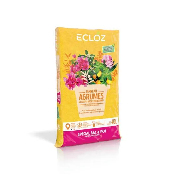 Terreau plantes méditérranéennes contenant 40L - ECLOZ