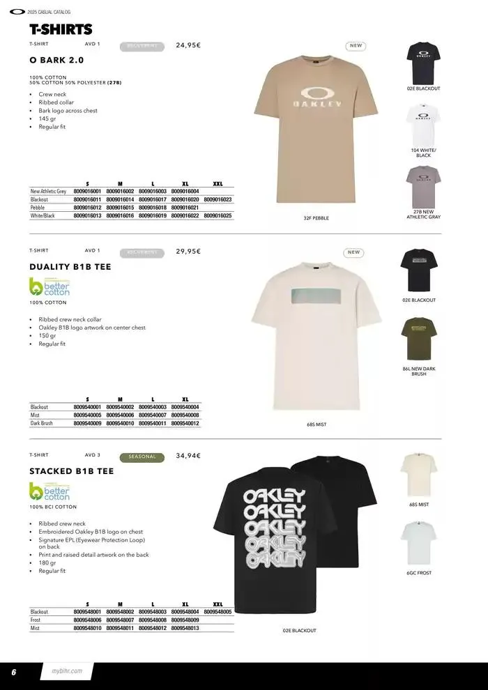 OAKLEY Casual 2025 du 27 mars au 31 décembre 2025 - Catalogue page 6