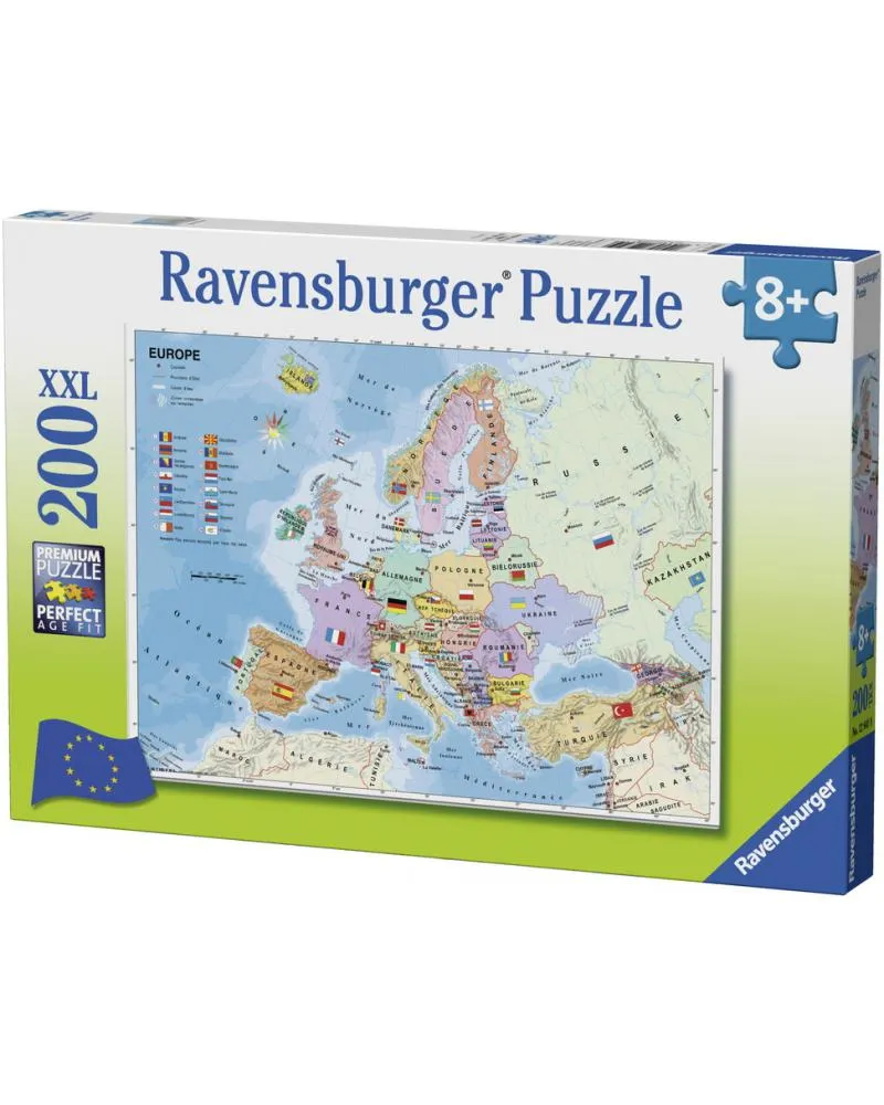 PUZZLE 200 PIECES XXL CARTE EUROPE