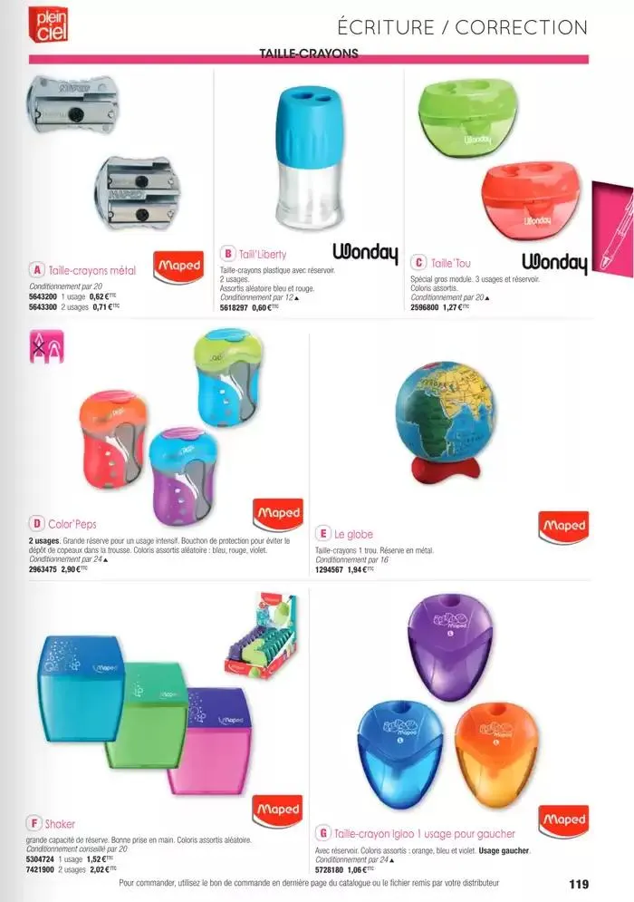 Écoles et loisirs 2025 du 1 janvier au 31 décembre 2025 - Catalogue page 119