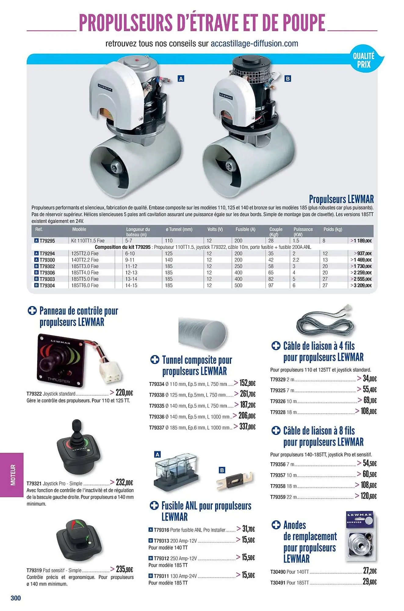 Catalogue Accastillage Diffusion du 1 mars au 31 décembre 2023 - Catalogue page 302