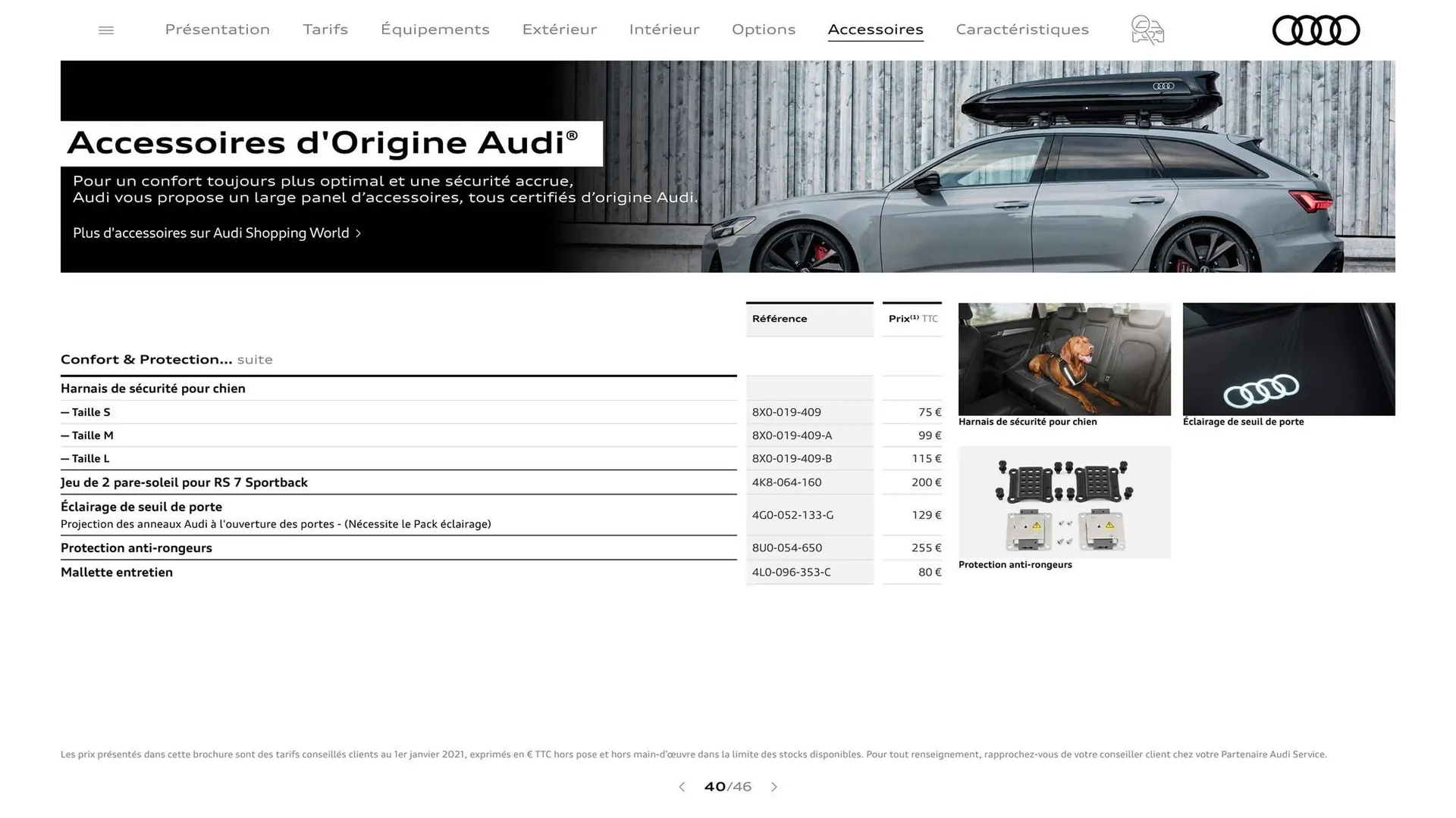 Catalogue Audi du 7 janvier au 31 janvier 2026 - Catalogue page 40