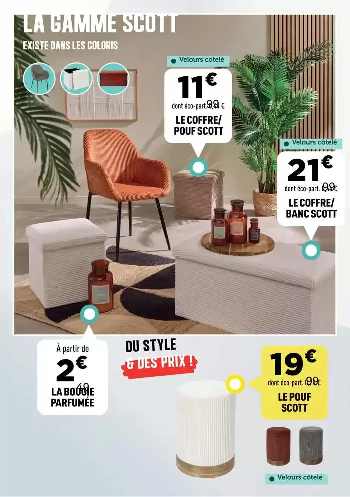 Des prix déco qui n'attendent pas ! du 3 mars au 16 mars 2025 - Catalogue page 8