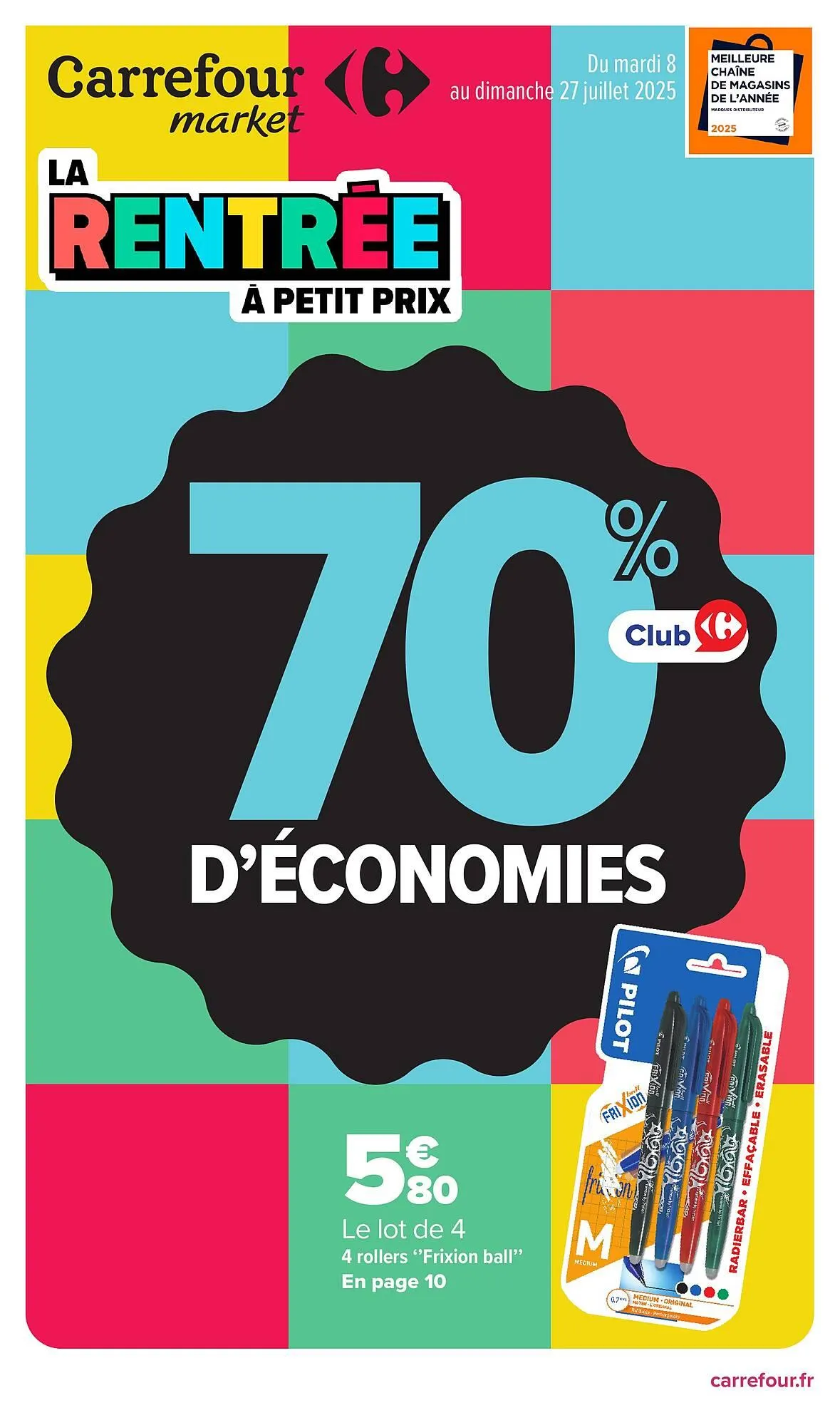 Catalogue Carrefour Market du 8 juillet au 27 juillet 2025 - Catalogue page 1