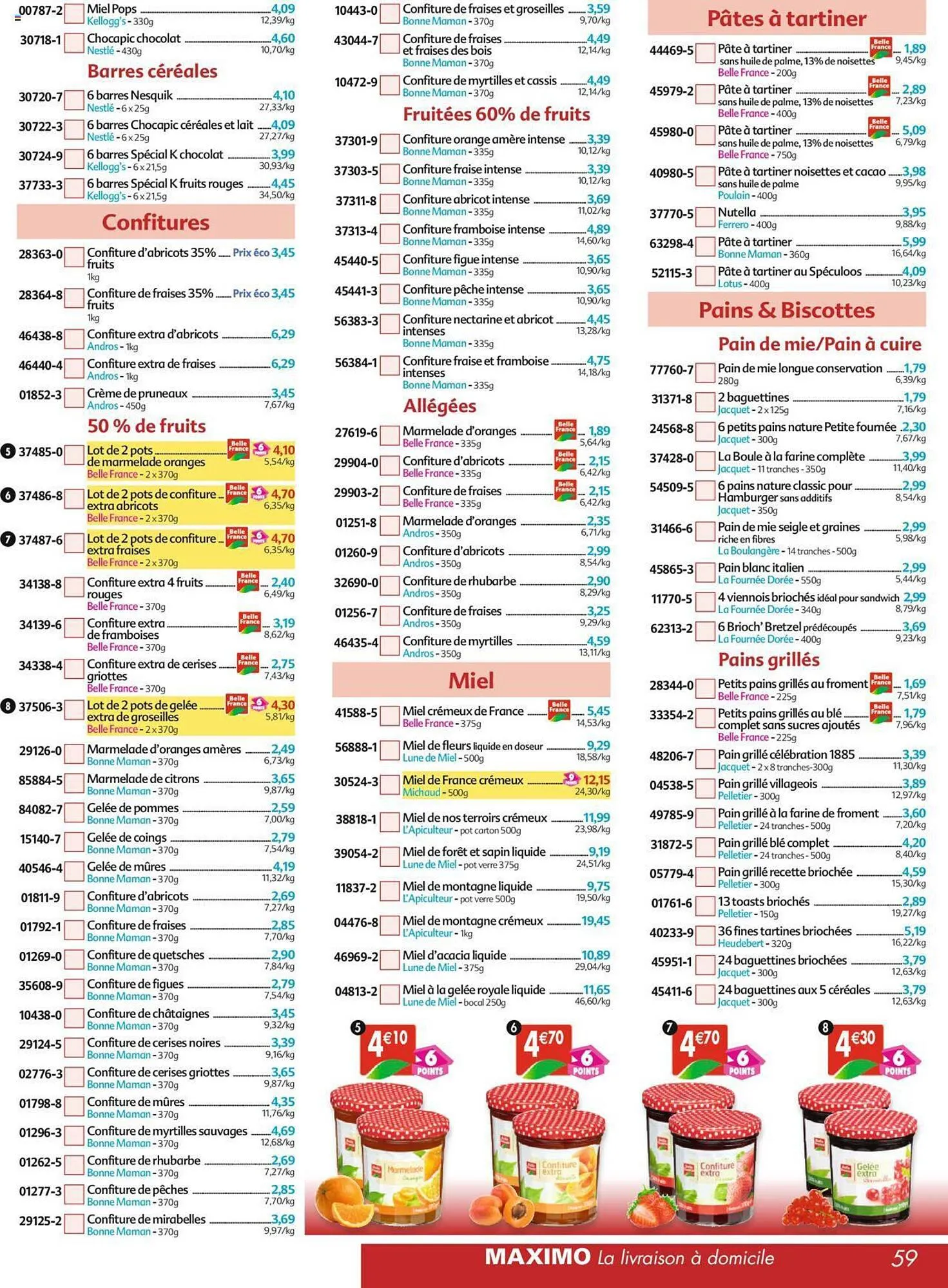 Catalogue Maximo du 19 janvier au 25 février 2024 - Catalogue page 59