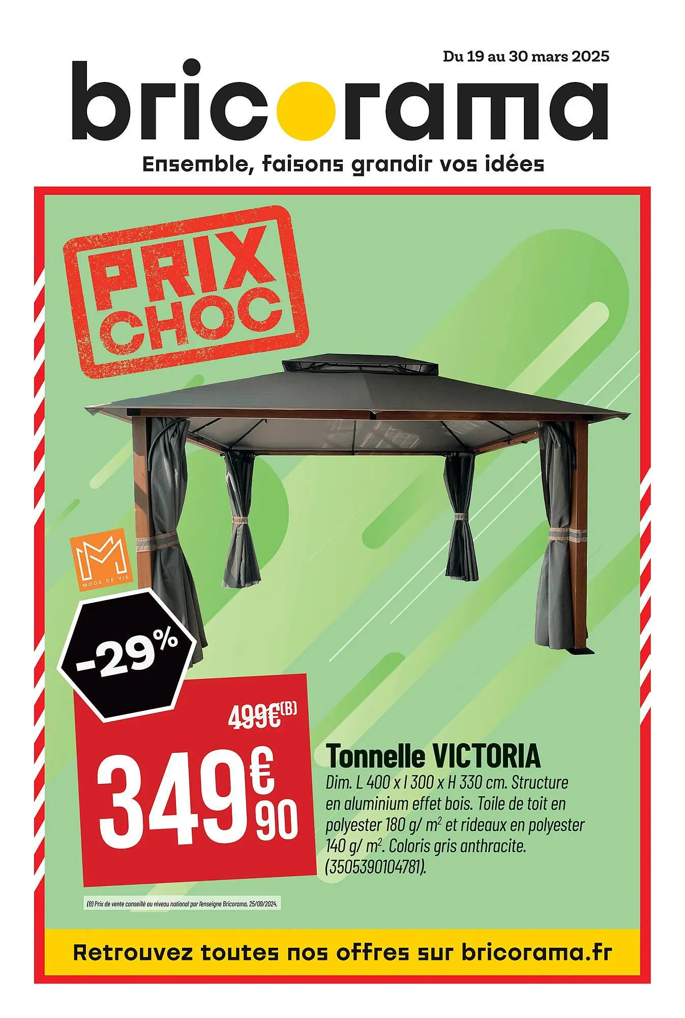 Catalogue Bricorama du 19 mars au 30 mars 2025 - Catalogue page 1