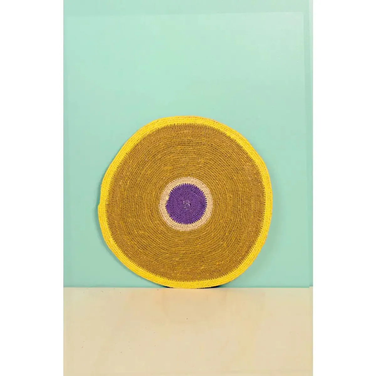 Set de Table Jonc de mer Moutarde et Soleil 33 cm