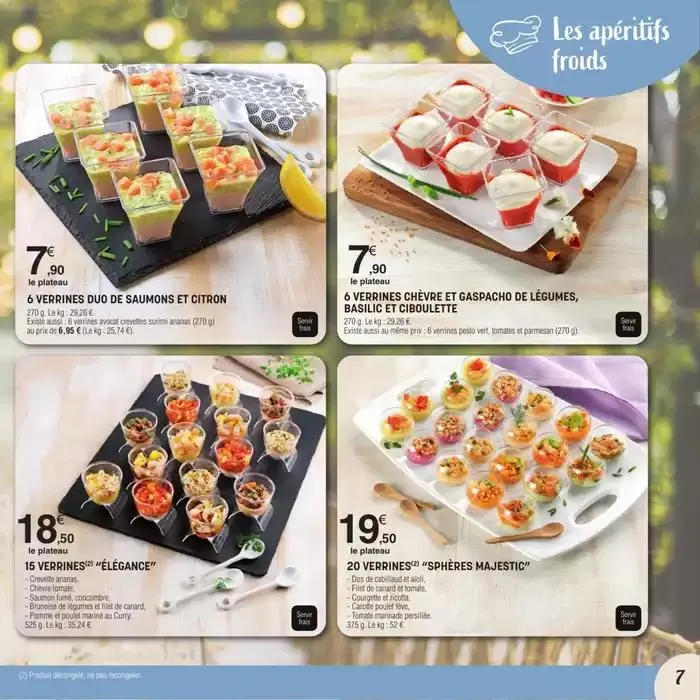 CARTE TRAITEUR PERMANENTE du 31 mars au 30 mars 2026 - Catalogue page 7