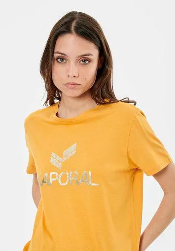T-shirt jaune Femme