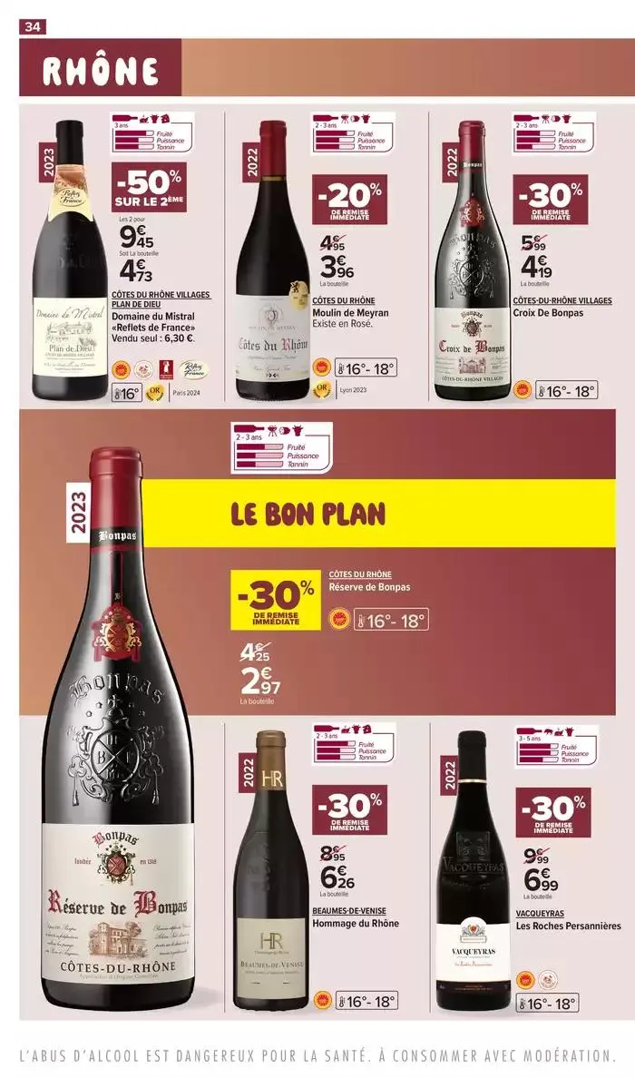 FOIRE AUX VINS, LE GUIDE DES BONS PLANS du 11 mars au 23 mars 2025 - Catalogue page 34