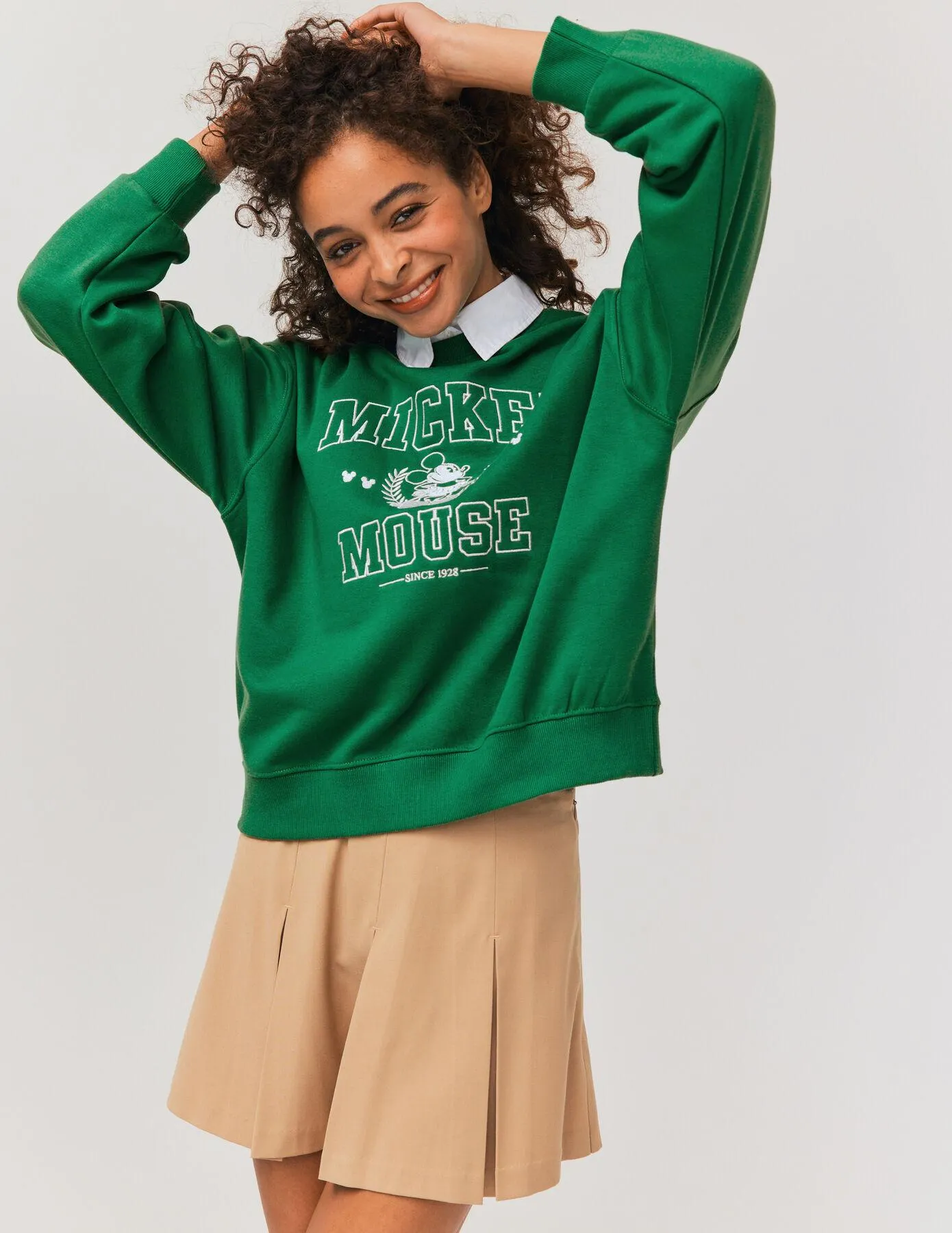 Sweat licence MICKEY - Vert