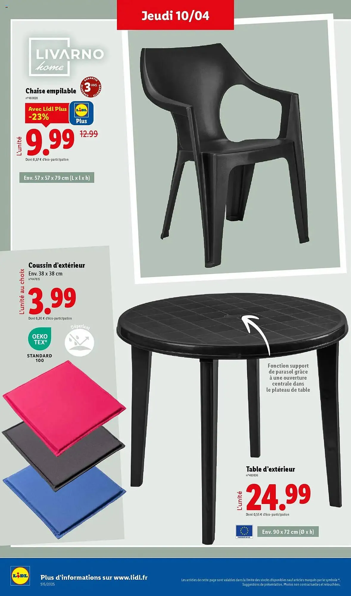 Catalogue Lidl du 10 avril au 16 avril 2025 - Catalogue page 38