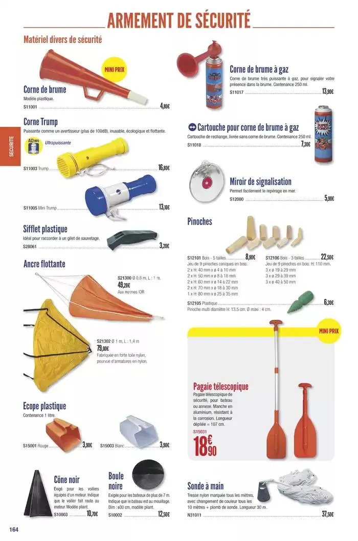 Catalogue Accastillage Diffusion 2025 du 1 janvier au 31 décembre 2025 - Catalogue page 166
