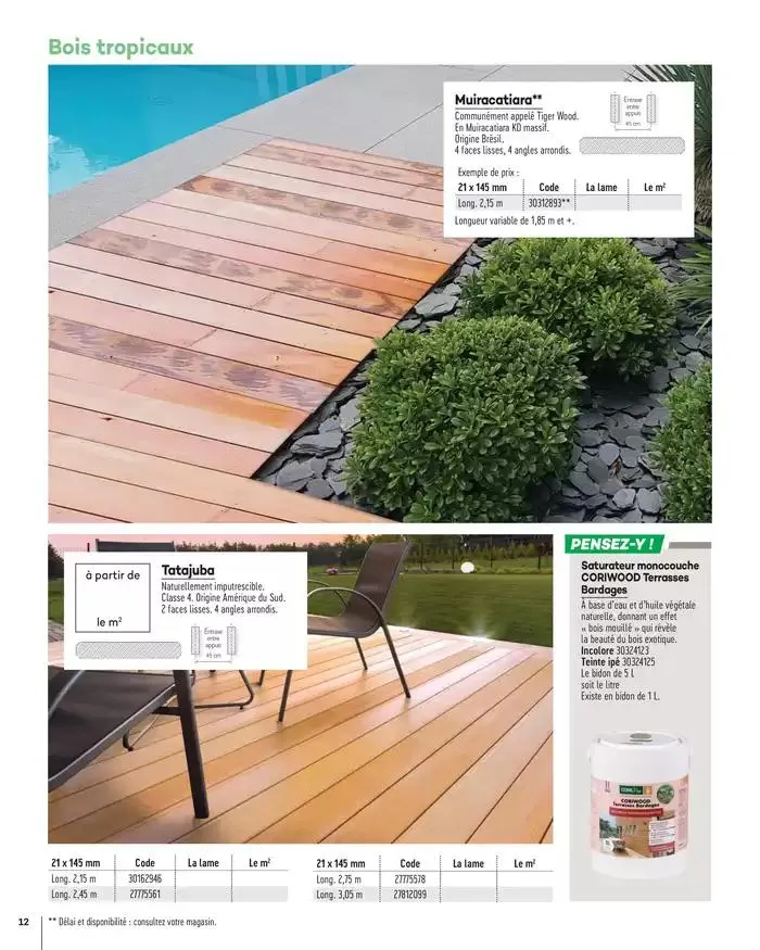 Aménagements Extérieurs 2025 du 1 janvier au 31 décembre 2025 - Catalogue page 12