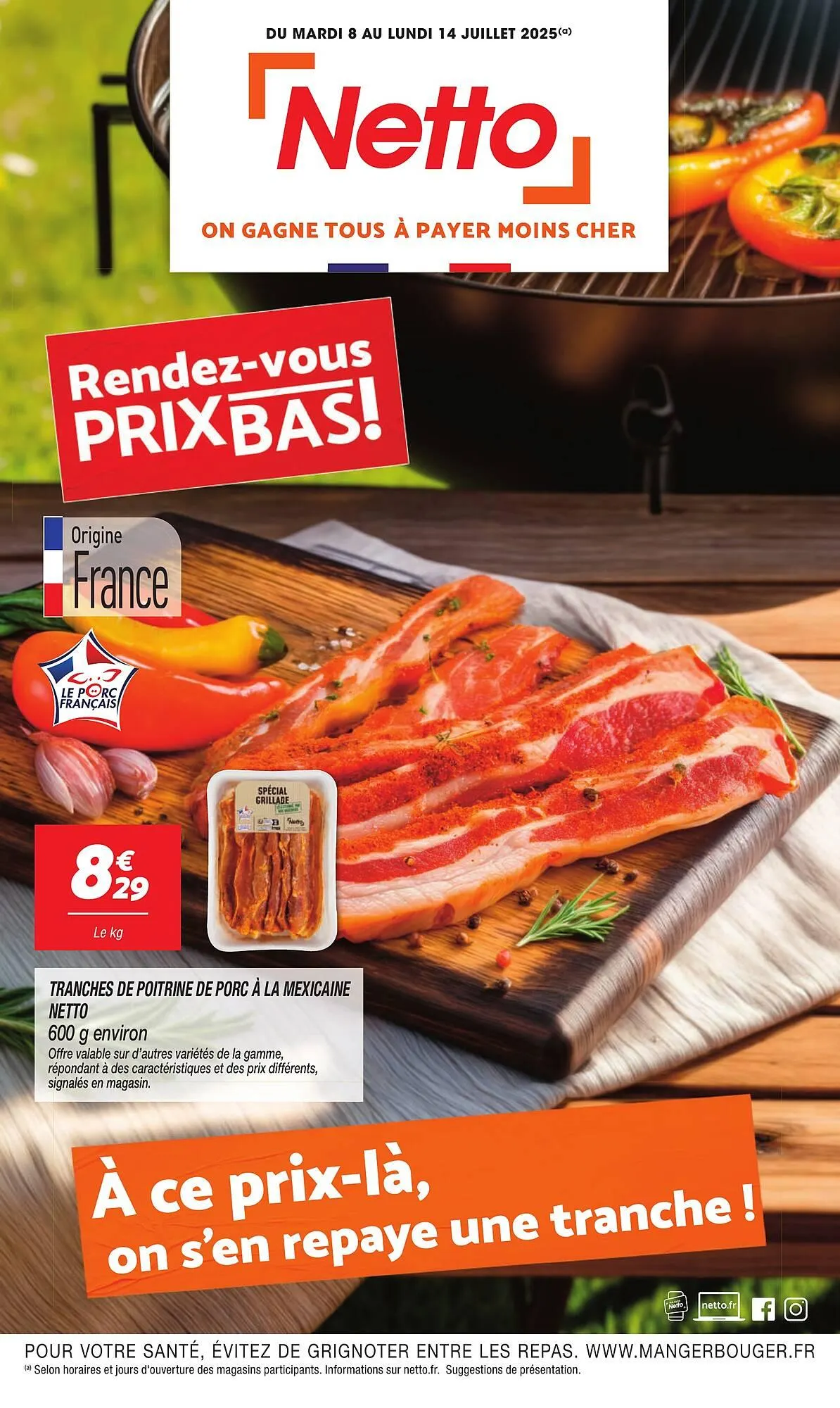 Catalogue Netto du 8 juillet au 14 juillet 2025 - Catalogue page 1