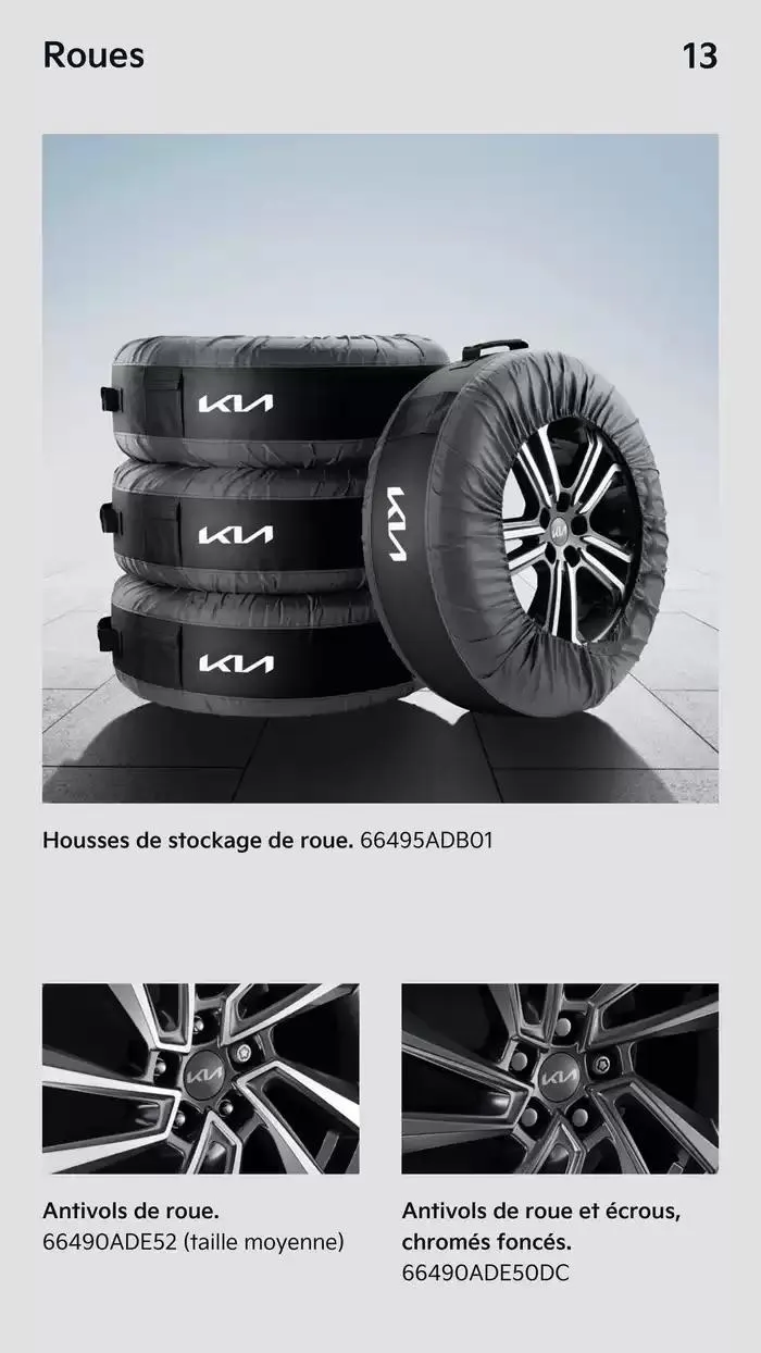 KIA Nouveau EV3 100% électrique - Accessoires du 15 mai au 6 mai 2026 - Catalogue page 3