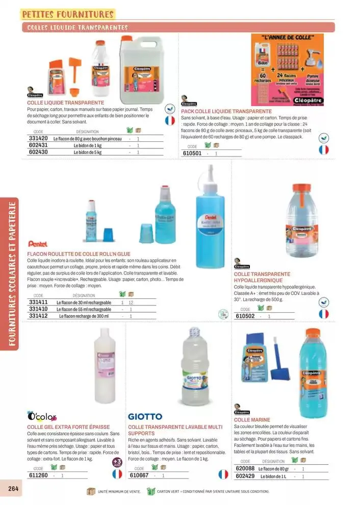 Nos Catalogues Thématiques du 1 janvier au 31 décembre 2025 - Catalogue page 266