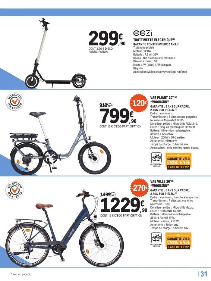 TOP DÉPART POUR LA RENTRÉE À PRIX E. LECLERC du 31 juillet au 7 septembre 2024 - Catalogue page 31