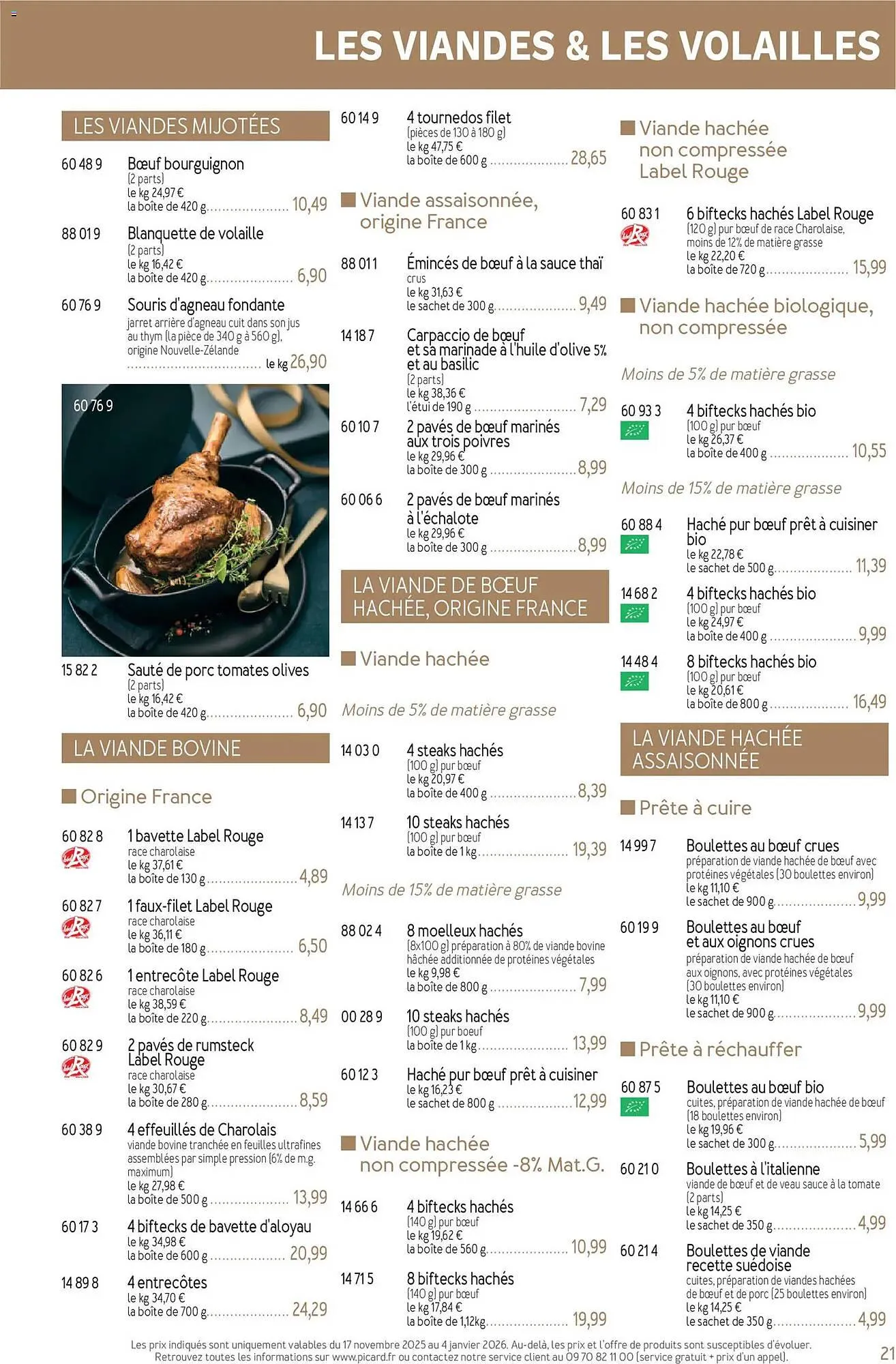 Catalogue Picard du 17 novembre au 4 janvier 2026 - Catalogue page 21
